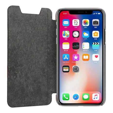 Pierre Cardin Pierre Cardin book case for Apple iPhone X - Black (8719273140789) Pierre Cardin Pierre Cardin book case for Apple iPhone X - Black (8719273140789)
