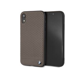 BMW BMW silicon back cover for iPhone XR - Brown (3700740434833)