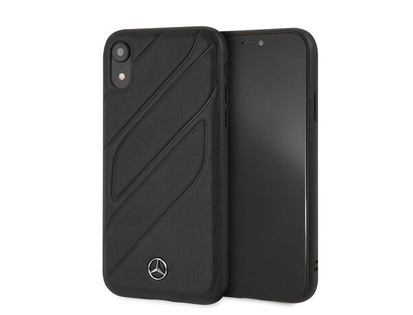Mercedes-Benz Mercedes-Benz Backcover voor de Apple iPhone XR - Zwart Mercedes-Benz Mercedes-Benz Backcover voor de Apple iPhone XR - Zwart