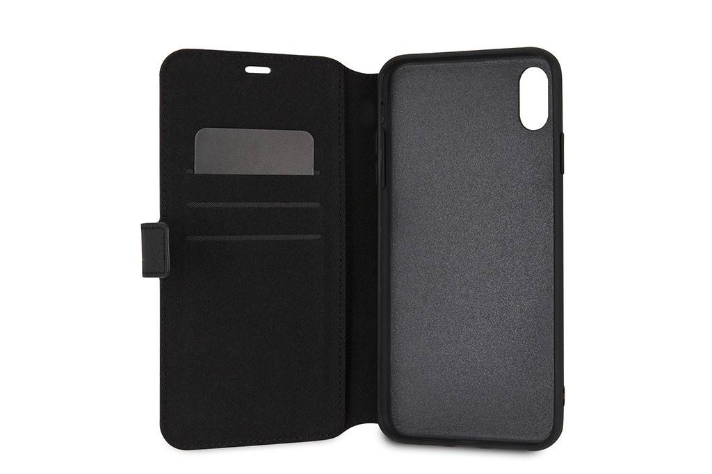 BMW BMW Zwart iPhone Xs Max - Book Case - Stijlvol - Leer - Pashouder, foto 2 van 6