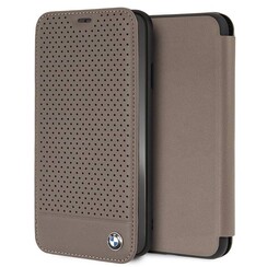BMW silicon coque pour iPhone Xs Max - Marron (3700740434864)