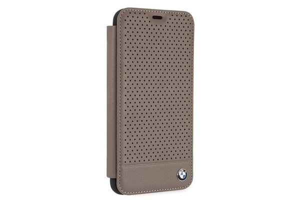 BMW BMW silicon coque pour iPhone Xs Max - Marron (3700740434864)