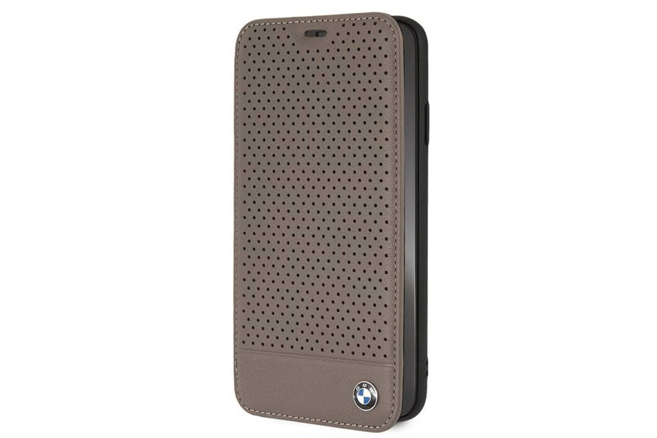 BMW BMW silicon coque pour iPhone Xs Max - Marron (3700740434864)