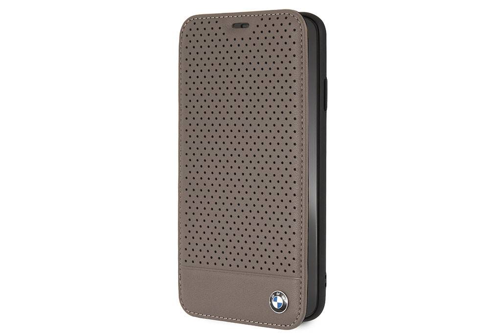 BMW BMW Bruin iPhone Xs Max - Book Case - Stijlvol - Leer - Met pashouder, foto 5 van 6