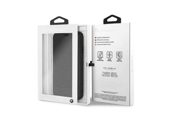 BMW BMW silicon coque pour iPhone Xs Max - Noir (3700740434826)