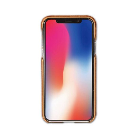 Pierre Cardin Pierre Cardin Backcover voor Apple iPhone Xs Max - Bruin Pierre Cardin Pierre Cardin Backcover voor Apple iPhone Xs Max - Bruin