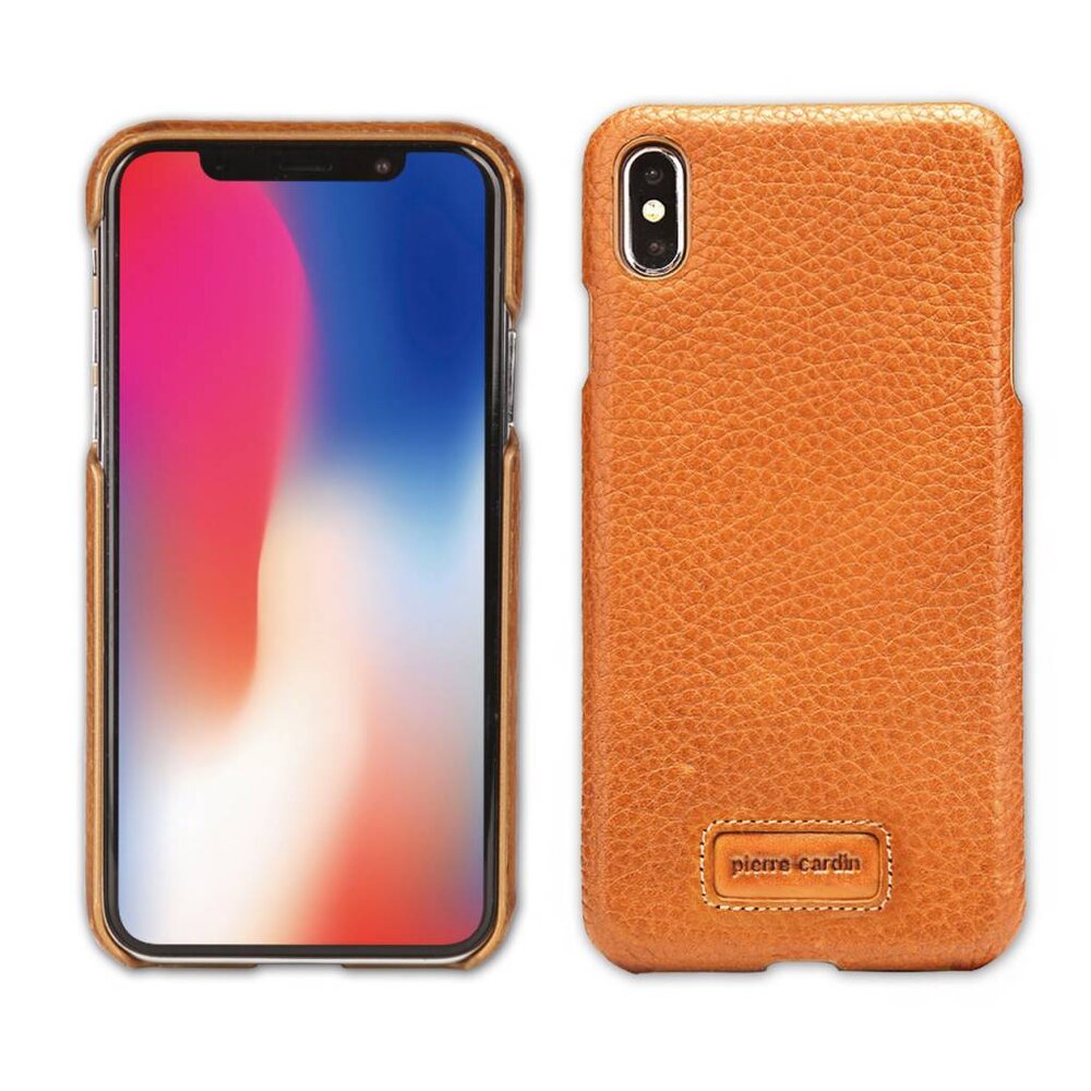 Pierre Cardin Pierre Cardin backcover for iPhone Xs Max - Brown (8719273278000) Pierre Cardin Pierre Cardin backcover for iPhone Xs Max - Brown (8719273278000)