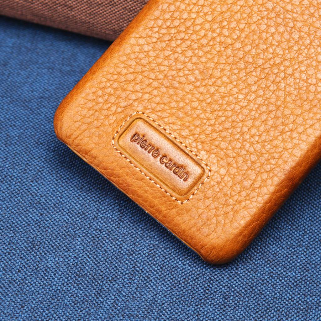 Pierre Cardin Pierre Cardin Backcover voor Apple iPhone Xs Max - Bruin, foto 6 van 6