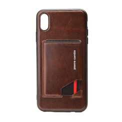 Pierre Cardin silicon coque pour iPhone Xs Max - D Marron (8719273277966)