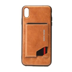 Pierre Cardin Silikonhülle für iPhone Xs Max - Braun (8719273277959)