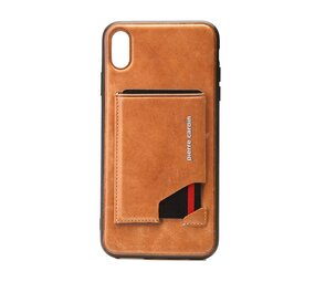 Pierre Cardin Pierre Cardin silicon coque pour iPhone Xs Max - Marron (8719273277959)
