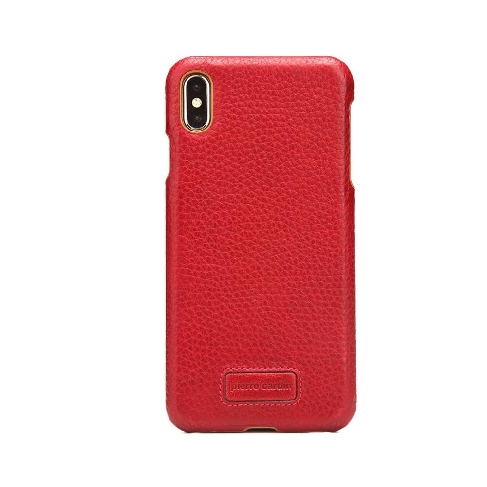 Pierre Cardin Pierre Cardin silicon coque pour iPhone Xs Max - Rouge (8719273277980)