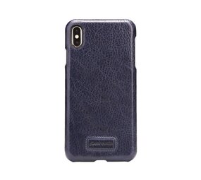 Pierre Cardin Pierre Cardin Backcover voor Apple iPhone Xs Max - Sapphire Blauw Pierre Cardin Pierre Cardin Backcover voor Apple iPhone Xs Max - Sapphire Blauw