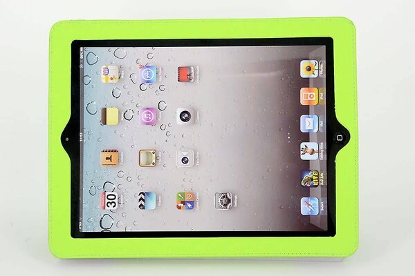 Apple iPad 2-3-4 Groen Smart Case - Book Case Tablethoes Apple iPad 2-3-4 Groen Smart Case - Book Case Tablethoes