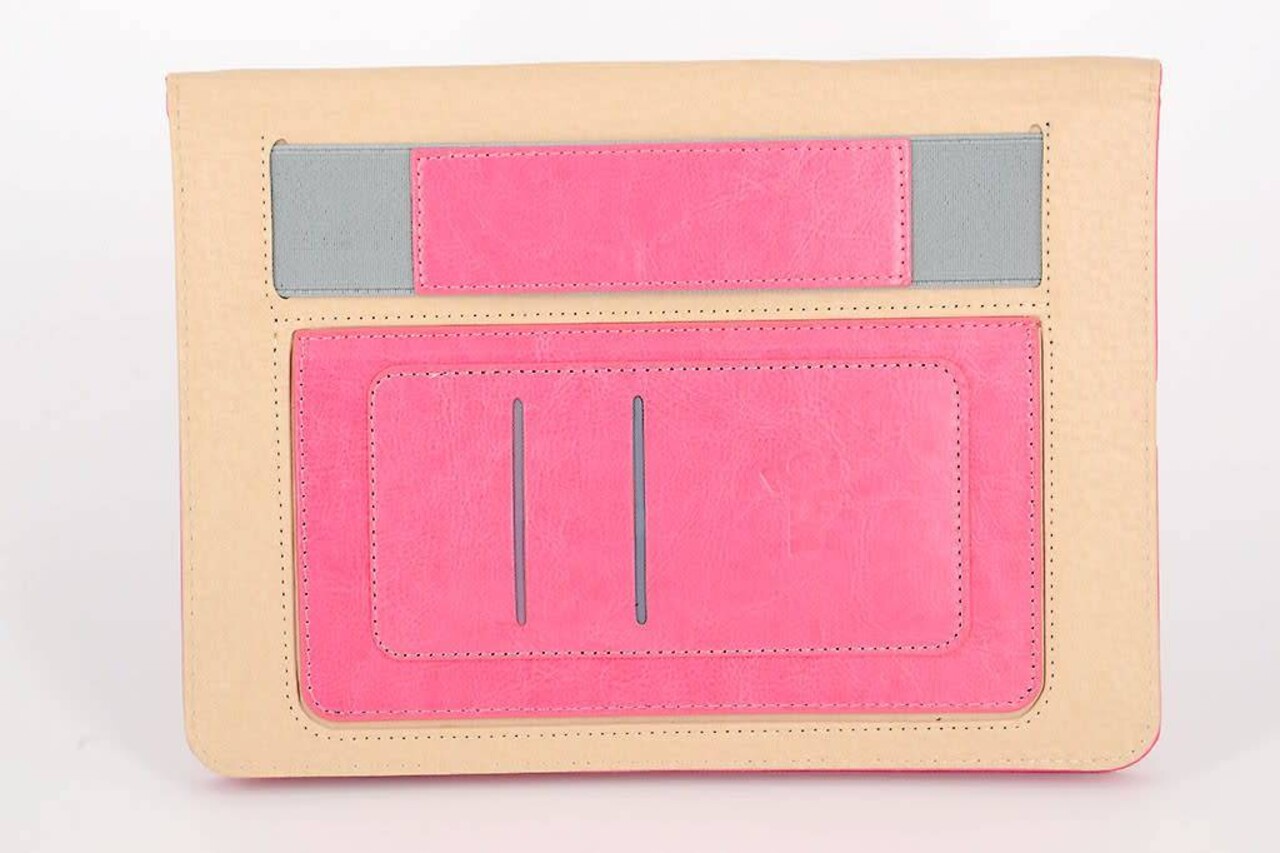 Apple iPad Air Roze Smart Case - Book Case Tablethoes Apple iPad Air Roze Smart Case - Book Case Tablethoes