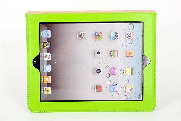 Apple iPad 2-3-4 Groen Smart Case - Book Case Tablethoes Apple iPad 2-3-4 Groen Smart Case - Book Case Tablethoes