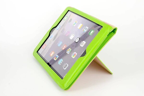 Apple iPad Air Groen Smart Case - Book Case Tablethoes Apple iPad Air Groen Smart Case - Book Case Tablethoes