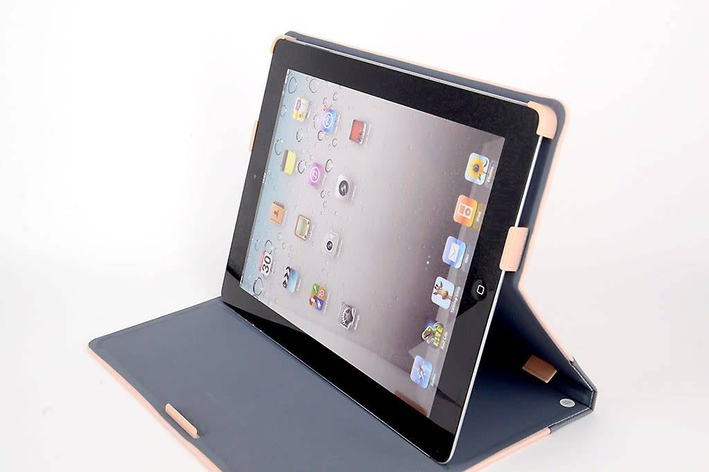 Apple iPad 2-3-4 Roze Smart Case - Book Case Tablethoes, foto 2 van 3