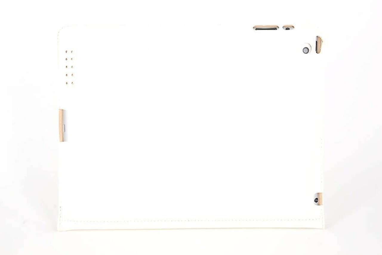 Apple White Book Case Tablet for iPad 2-3-4 Apple White Book Case Tablet for iPad 2-3-4