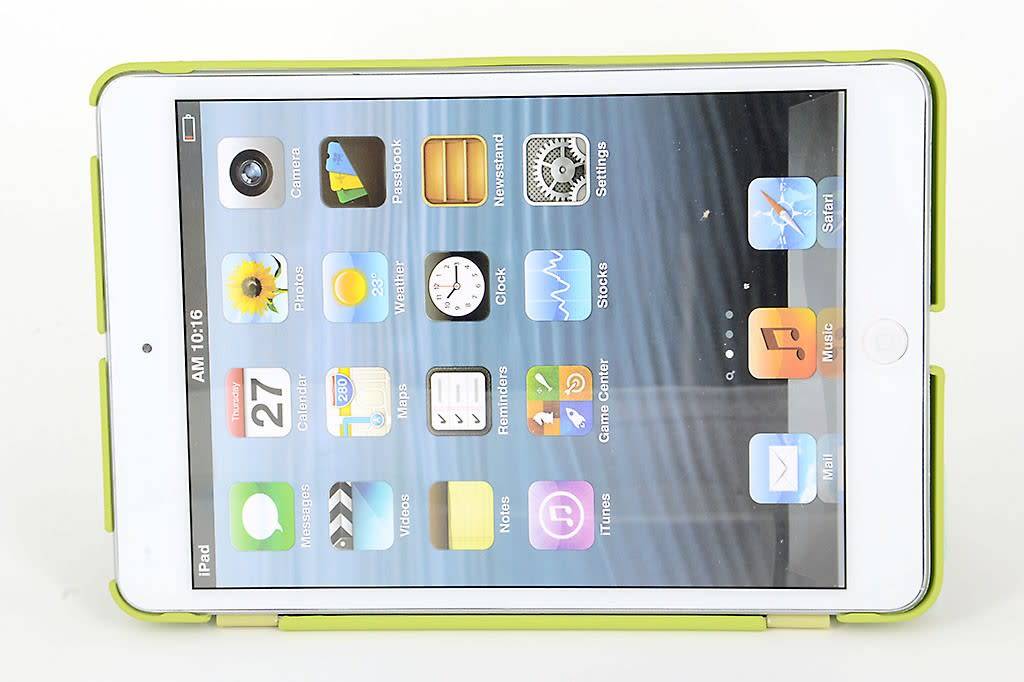 Apple iPad Mini 2-3 Groen Smart Case - Book Case Tablethoes, foto 2 van 4