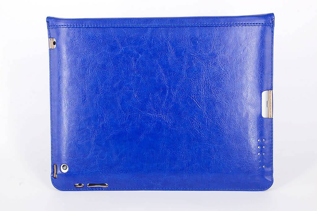 Apple iPad 2-3-4 Blauw Smart Case - Book Case Tablethoes, foto 3 van 4