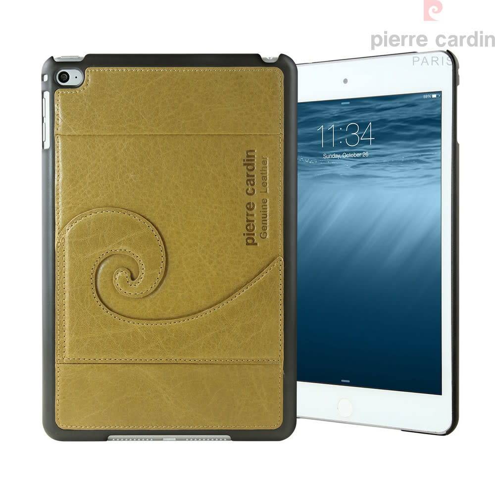 Pierre Cardin Apple Geel Back Cover Tablet voor iPad Mini 4, foto 2 van 4