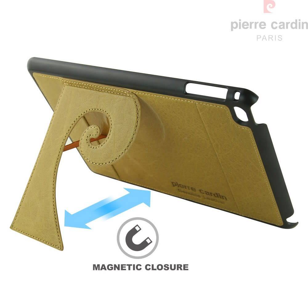 Pierre Cardin Apple Geel Back Cover Tablet voor iPad Mini 4, foto 3 van 4