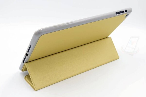 Apple iPad Air Goud Smart Case - Book Case Tablethoes Apple iPad Air Goud Smart Case - Book Case Tablethoes
