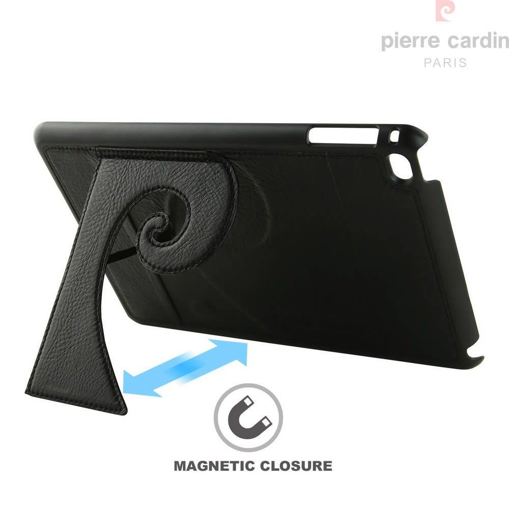 Pierre Cardin Apple Zwart Back Cover Tablet voor iPad Mini 4, foto 5 van 6
