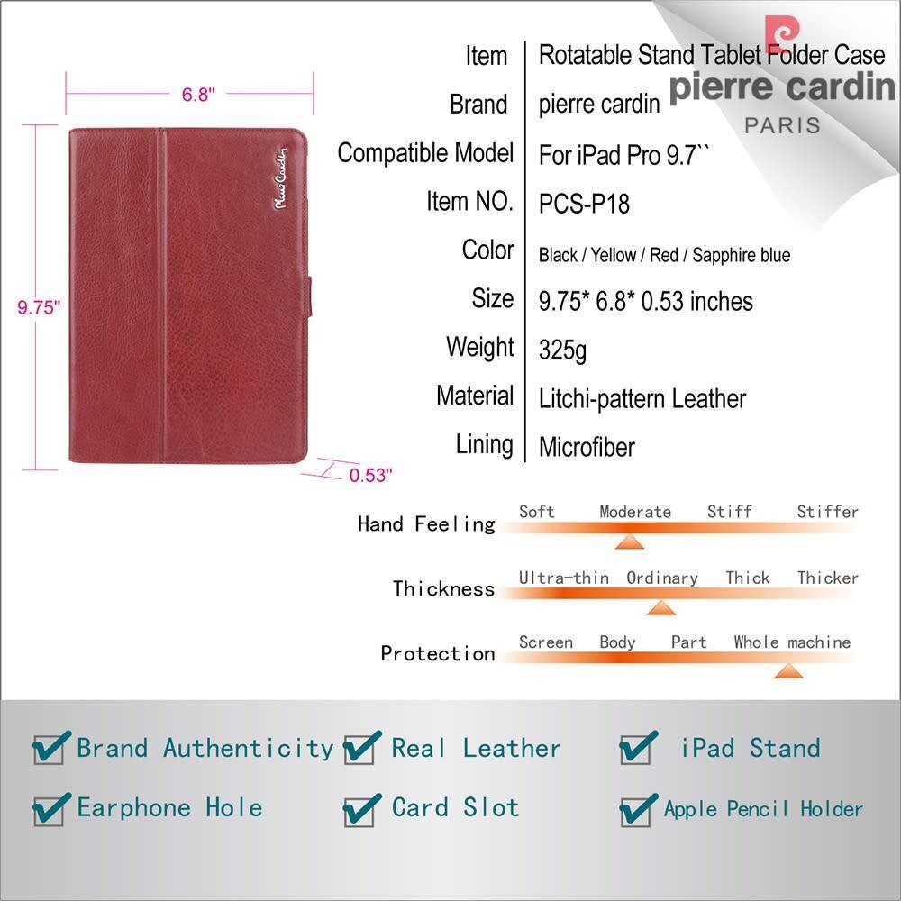 Pierre Cardin Pierre Cardin Apple Goud Book Case hoesje iPad Pro 9.7 (2016)- Smart Case - Tablethoes Pierre Cardin Pierre Cardin Apple Goud Book Case hoesje iPad Pro 9.7 (2016)- Smart Case - Tablethoes