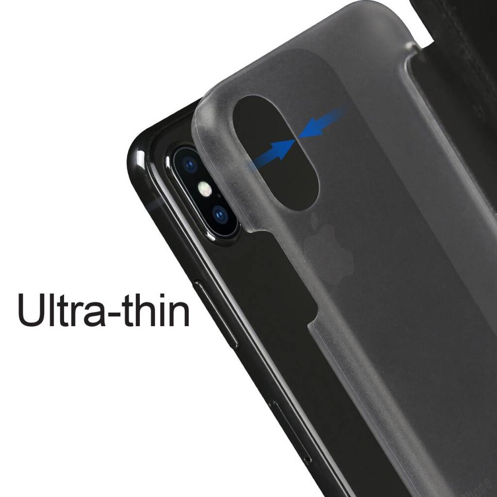 Pierre Cardin Pierre Cardin book case for Apple iPhone X - Black (8719273140789) Pierre Cardin Pierre Cardin book case for Apple iPhone X - Black (8719273140789)