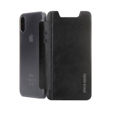 Pierre Cardin Pierre Cardin book case for Apple iPhone X - Black (8719273140789) Pierre Cardin Pierre Cardin book case for Apple iPhone X - Black (8719273140789)