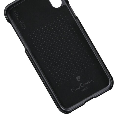 Pierre Cardin Pierre Cardin silicon back cover for Apple iPhone X - Black (8719273140673)