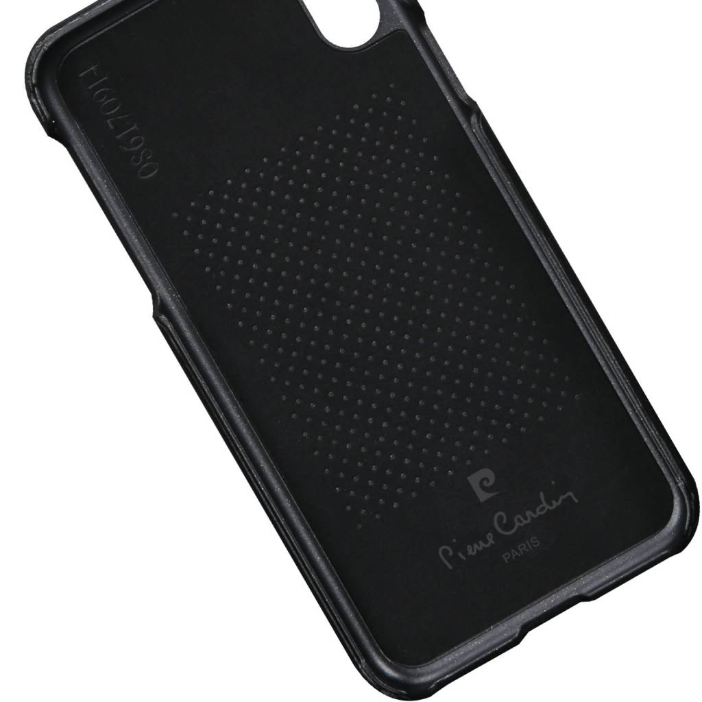 Pierre Cardin Pierre Cardin Apple iPhone X-Xs Backcover - Zwart, foto 3 van 6