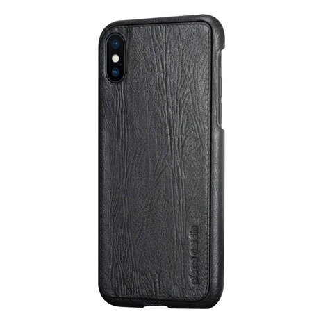 Pierre Cardin Pierre Cardin silicon coque pour Apple iPhone X - Noir (8719273140673)