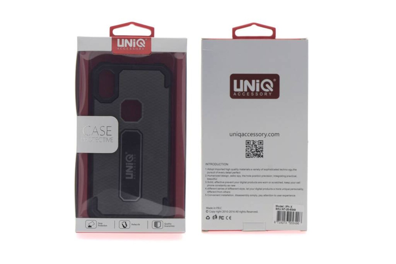 UNIQ Accessory Silicone case for Apple iPhone X - Grey (8719273253496)