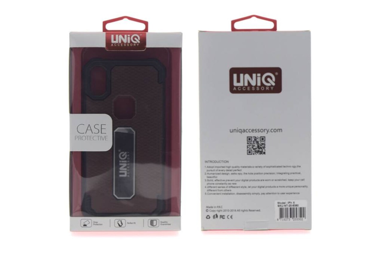 UNIQ Accessory Silicone case for Apple iPhone X - Brown (8719273253502)