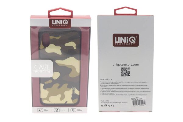 UNIQ Accessory Silicone case for Apple iPhone X - Print (8719273252260)