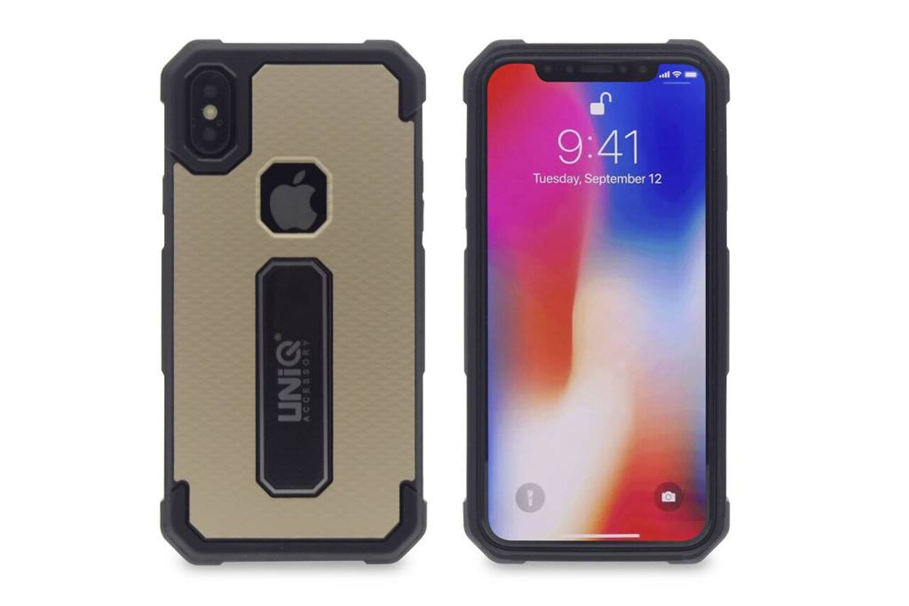 UNIQ Accessory Silicone case for Apple iPhone X - Gold (8719273253489)