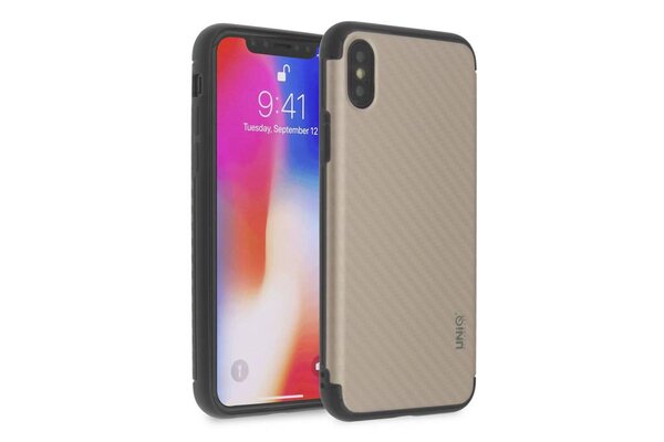 UNIQ Accessory Silicone case for Apple iPhone X - Gold (8719273252314)