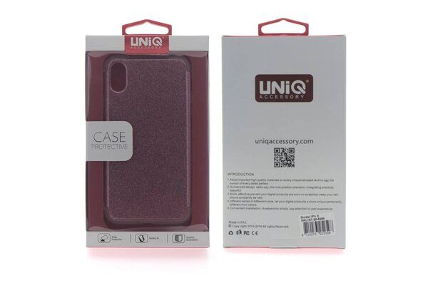 UNIQ Accessory Silicone case for Apple iPhone X - Rose Gold (8719273252598)