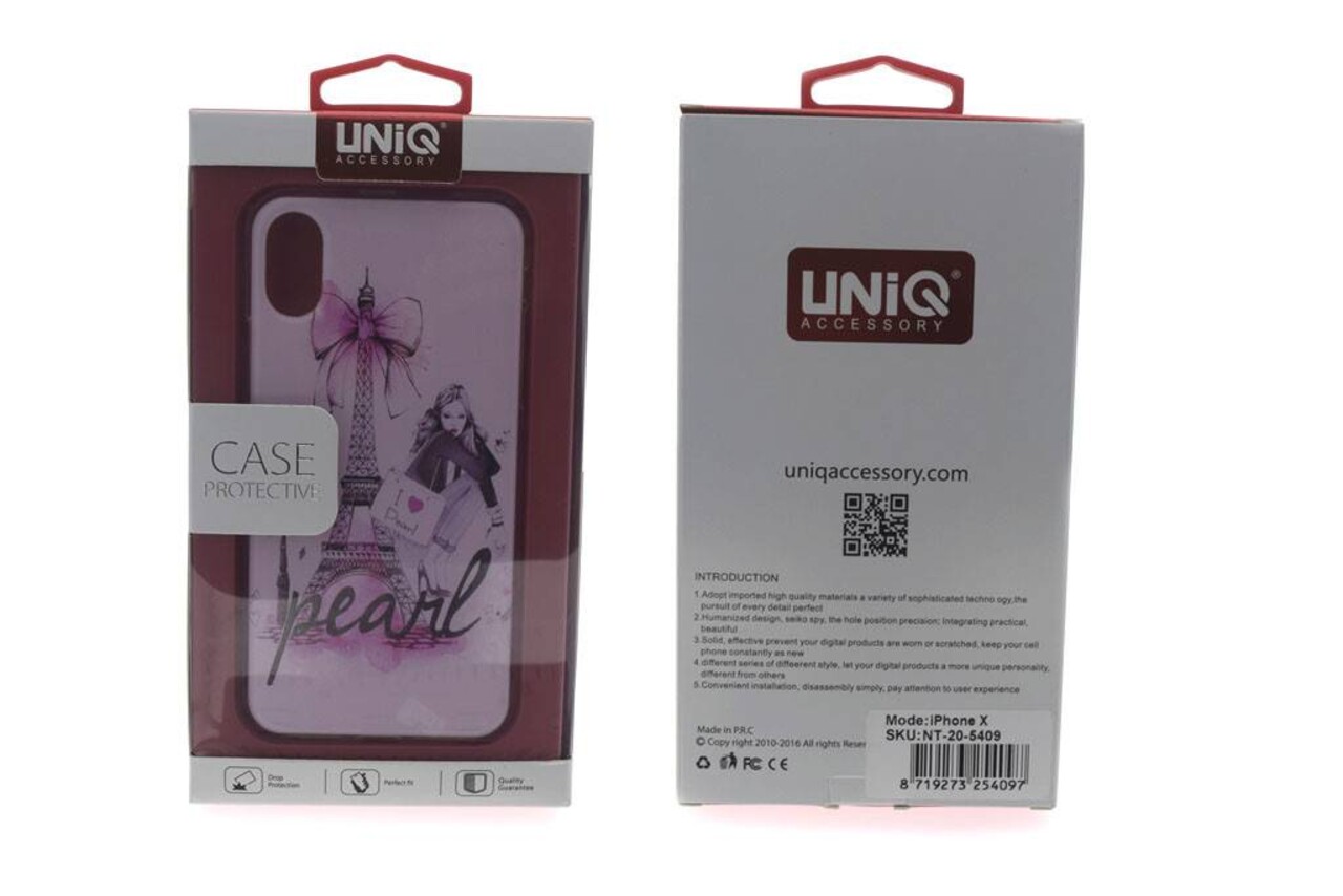 Silicone case for Apple iPhone X - Print (8719273254097)