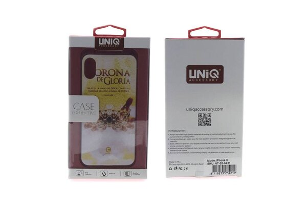 Silicone case for Apple iPhone X - Print (8719273254219)