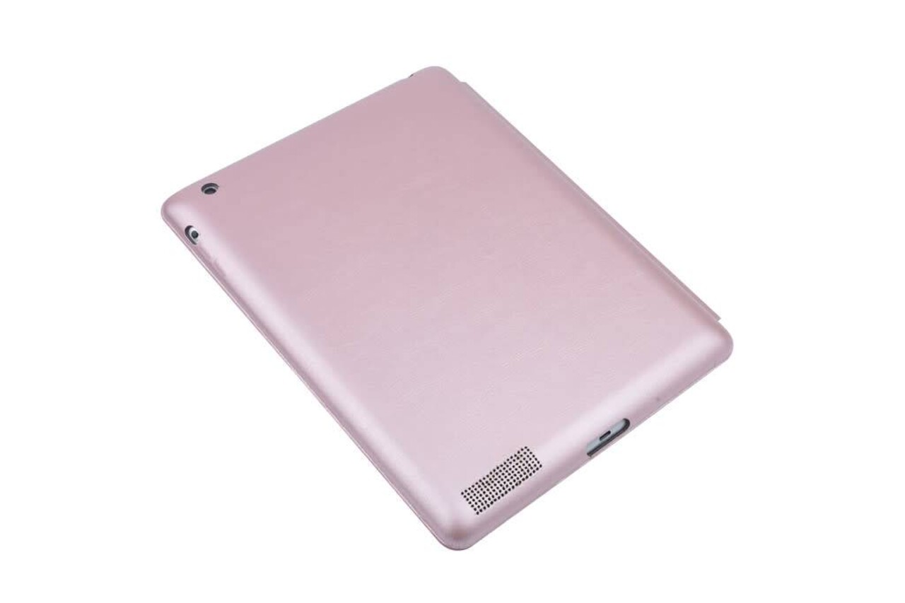 Apple iPad 2-3-4 Rose Gold Smart Case - Book Case Tablethoes Apple iPad 2-3-4 Rose Gold Smart Case - Book Case Tablethoes