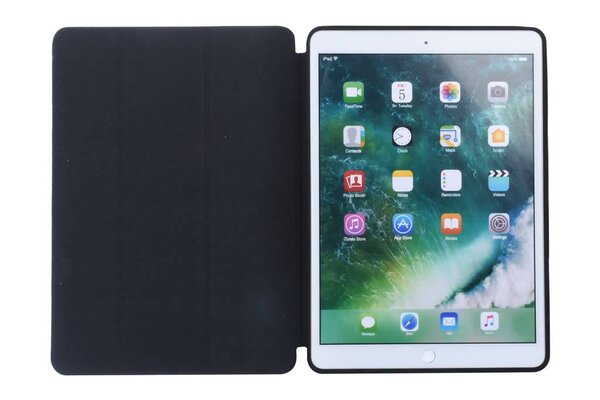 Apple iPad Pro 10.5 (2017) Zwart Smart Case - Book Case Tablethoes Apple iPad Pro 10.5 (2017) Zwart Smart Case - Book Case Tablethoes