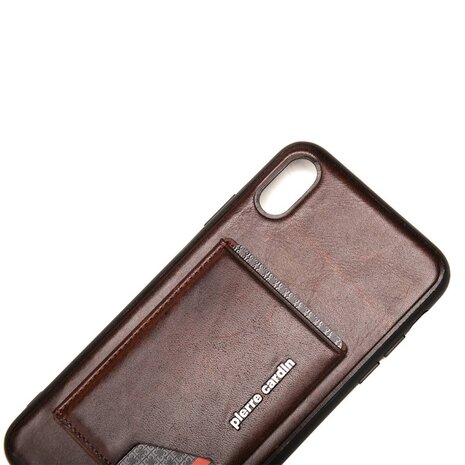 Pierre Cardin Pierre Cardin Silikonhülle für iPhone Xs Max - Dunkel Braun (8719273277966) Pierre Cardin Pierre Cardin Silikonhülle für iPhone Xs Max - Dunkel Braun (8719273277966)