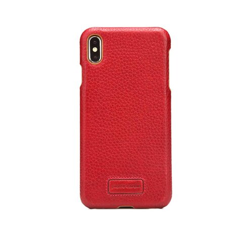 Pierre Cardin Pierre Cardin Backcover voor Apple iPhone Xs Max - Rood Pierre Cardin Pierre Cardin Backcover voor Apple iPhone Xs Max - Rood