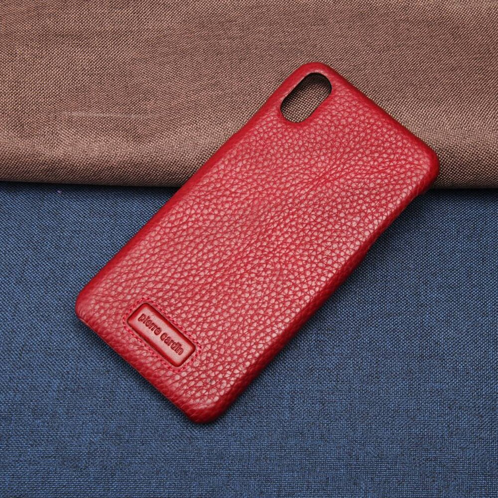 Pierre Cardin Pierre Cardin silicon coque pour iPhone Xs Max - Rouge (8719273277980)