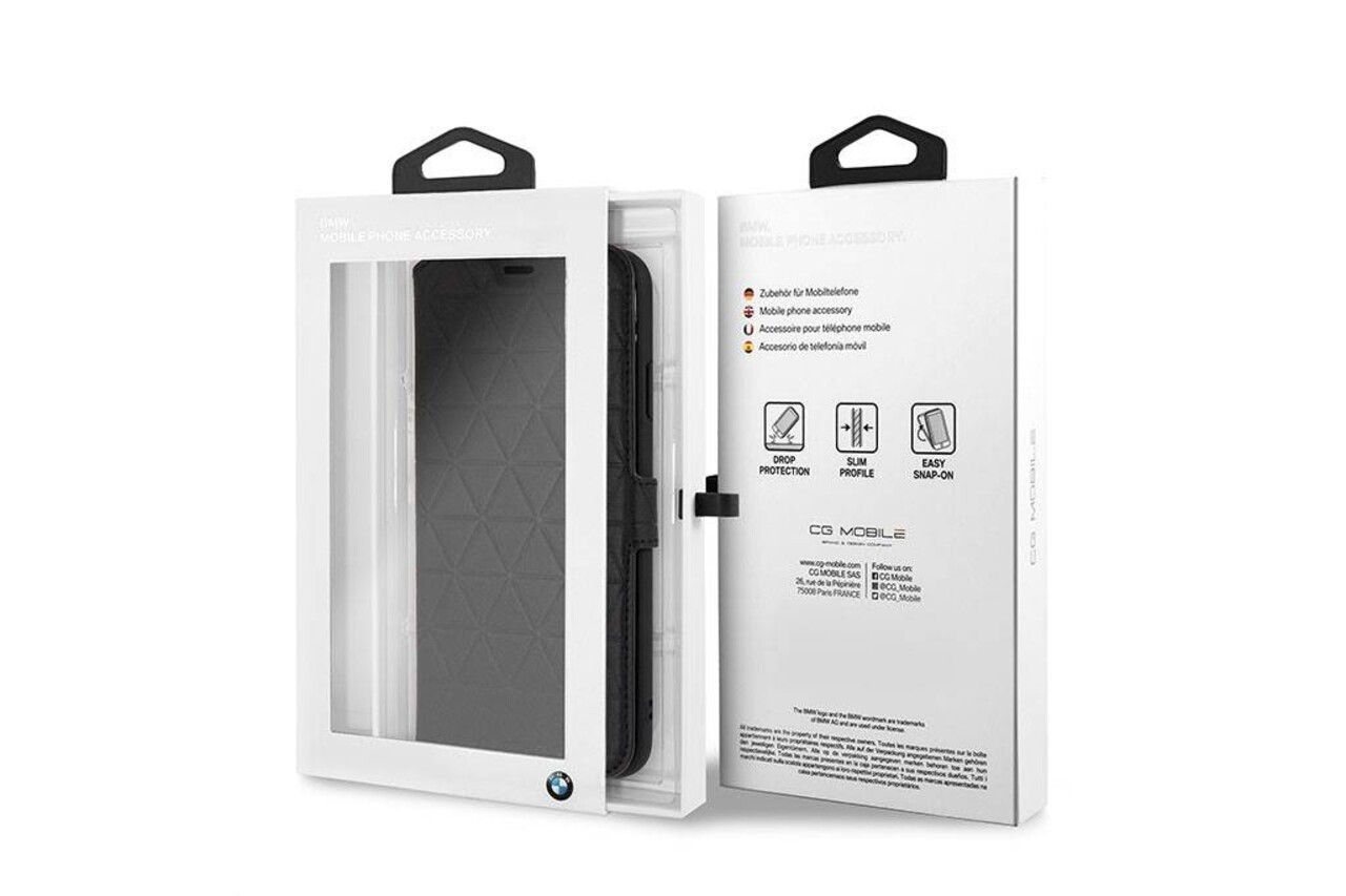 BMW BMW book case for iPhone Xs Max - Black (3700740434987) BMW BMW book case for iPhone Xs Max - Black (3700740434987)