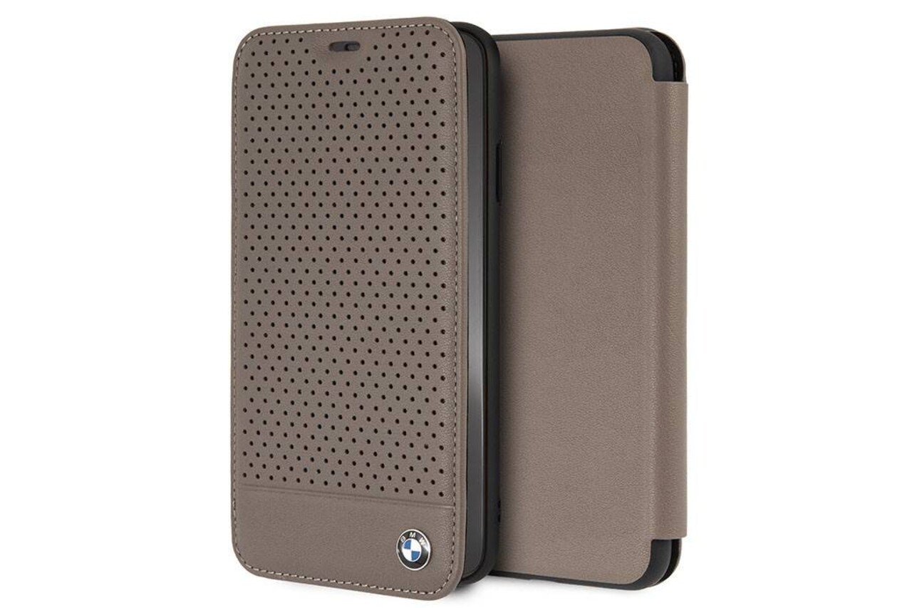 BMW BMW silicon back cover for iPhone Xs Max - Brown (3700740434864)